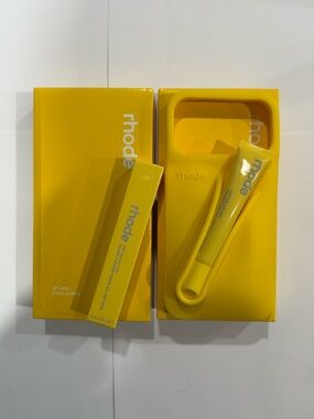 RHODE Yellow Lemontini iPhone 17 Pro Max Lip Case W/Lip Gloss